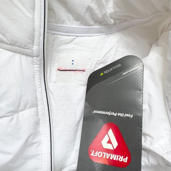 NWT Free People Movement Pippa Packable Puffer Vest Sleeveless in White Medium - Picture 6 of 10